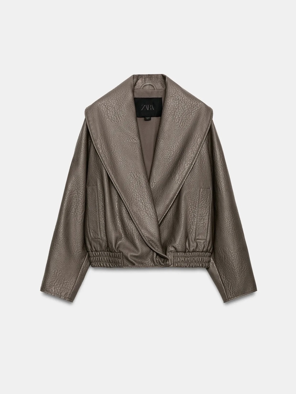 Zara ZW Collection Faux Leather Jacket